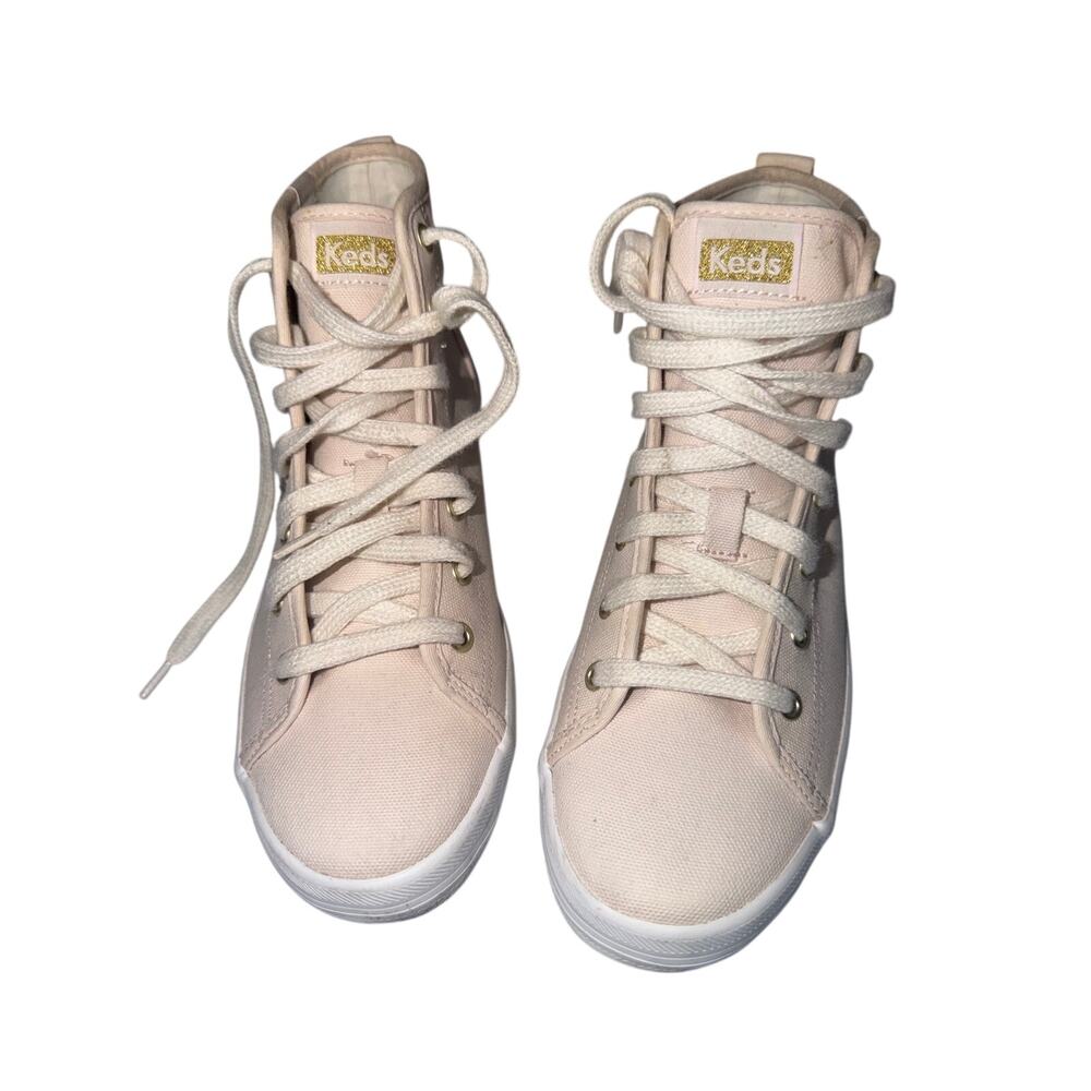 Keds Kickstart Sneakers Pale Pink Canvas Skateboard Shoes